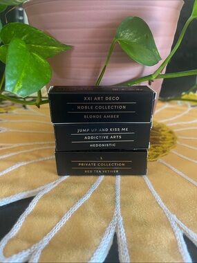 Clive Christian Luxury Set of 3 Samples- Blonde Amber, Hedonistic, and Red Tea